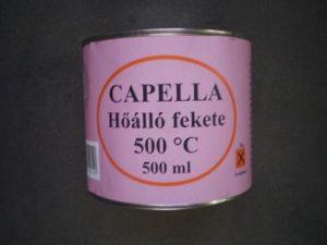 Capella hőálló fekete 500 C