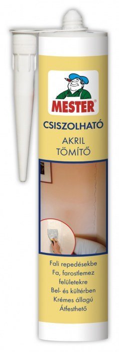 Mester csiszolható akril tömítő