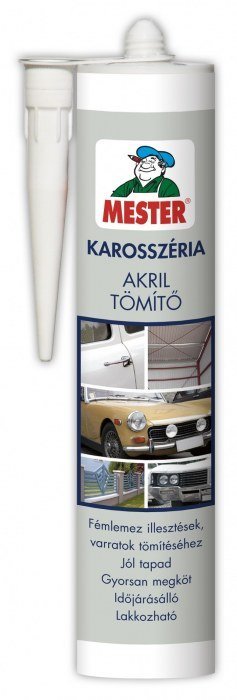 Mester karosszéria szürke akril tömítő (0.31 l)